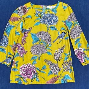 🌸 Boden Floral Silk Blouse 🌸